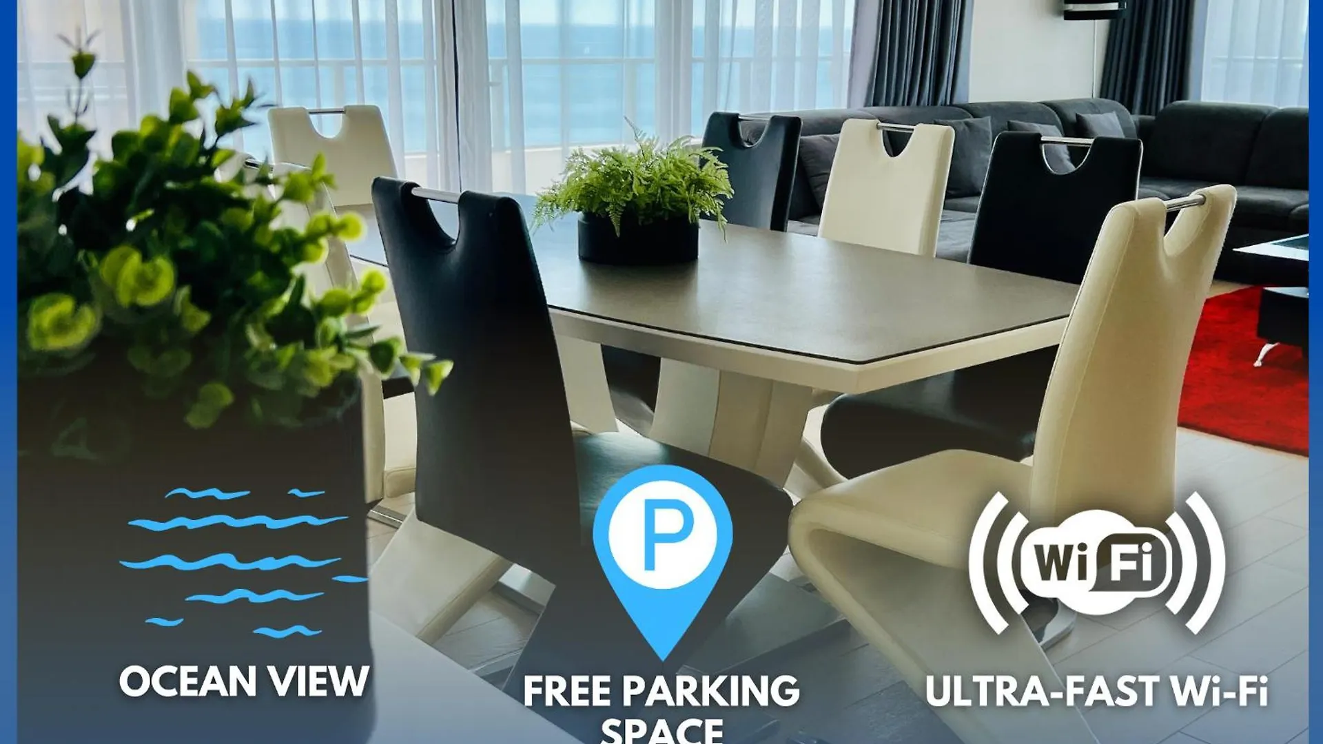 Sunscape Rocha Prime - Oceanview - Wifi - Parking location